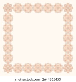 Minimalist hand drawn vector frame. Art for greeting cards, wedding invitations, poster design, postcards, branding, logo design, background.