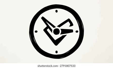 Minimalist hand  drawn
