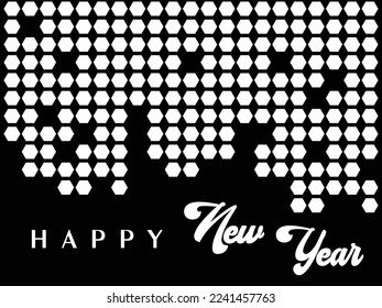 minimalist happy new year greetings card 03