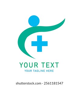 Minimalist Healthcare Medical Logo Vector Art Illustration Concept For Company
