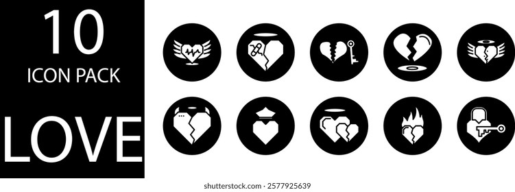 Minimalist heart icon symbolizing love and affection, perfect for romantic designs.