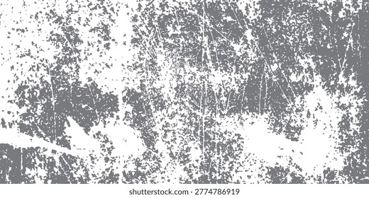 Minimalist Heavy Dust and Scratch Effect Vector Graphic with Weathered Look