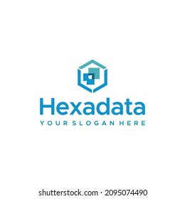 minimalistisches Design des HEXA DATA-Hexagon-Notizzettels