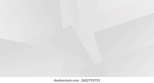  Minimalist High-Tech Abstract Background with Layered White and Gray Triangular Patterns and a Clean, Professional Look for Digital and Corporate Presentations
