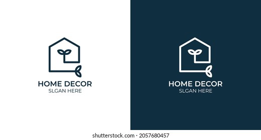 minimalist home decor logo set