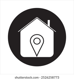 Diseño minimalista de iconos para el hogar con líneas limpias y una estructura geométrica moderna. Perfecto para proyectos inmobiliarios, arquitectónicos o relacionados con el hogar. Gráfico de Vector escalable para un uso versátil.