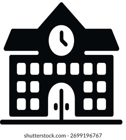 Minimalist Home Icon Vector: Real Estate, Property, and House Symbol.