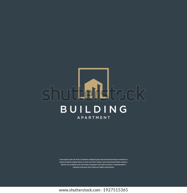 Minimalist Home Logo Design Real Estate Stock Vector (Royalty Free ...