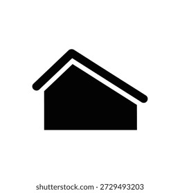 Minimalistisches Haus Symbol flaches Design Vektorgrafik skalierbar Grafik