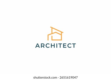 Logotipo de casa minimalista para negócios Propriedade Imobiliária Arquiteto Identidade da marca