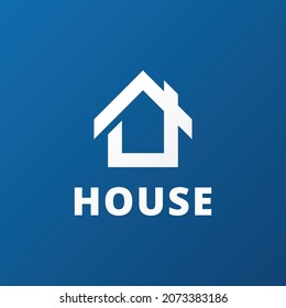 Minimalist house logo design for property industry