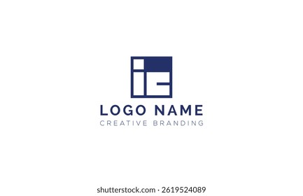 Minimalist IC Logo for Branding and Identity.