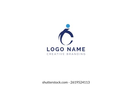 Minimalist IC Logo for Branding and Identity.