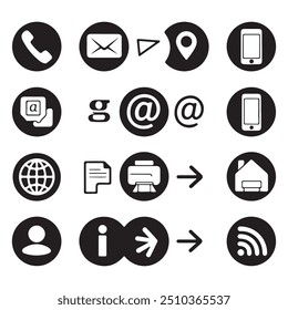 Minimalist Icon Design Collection for Digital Interfaces