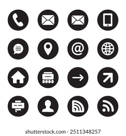 Coleção de design de ícone minimalista para interfaces digitais