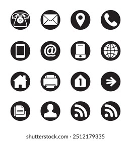 Minimalist Icon Design Collection for Digital Interfaces