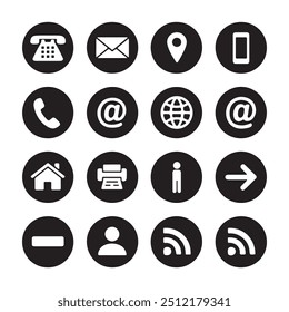 Minimalist Icon Design Collection for Digital Interfaces