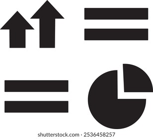 Conjunto de ícones minimalista representando elementos essenciais de marketing digital, como publicidade, influência de mídia social on-line e mais projetado em um estilo de linha fina moderno com fundo transparente.