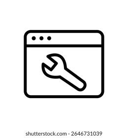 Um design de vetor de ícone minimalista apresenta uma arte de linha limpa em um estilo simples O formato de vetor escalável é perfeito para uma variedade de aplicações digitais e de impressão