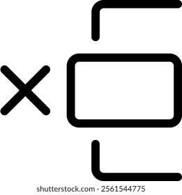 Minimalist icons for UIUX, featuring navigation, controls, and interactive elements. Ideal for modern apps and websites