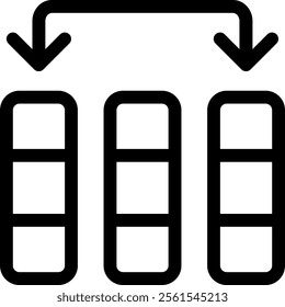 Minimalist icons for UIUX, featuring navigation, controls, and interactive elements. Ideal for modern apps and websites