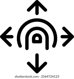 Minimalist icons for UIUX, featuring navigation, controls, and interactive elements. Ideal for modern apps and websites