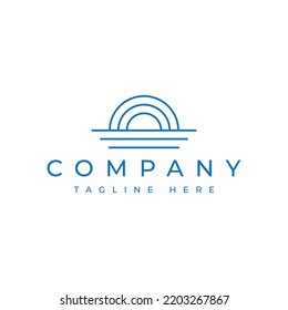 Minimalist Igloo Vector Logo Design