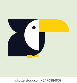 Minimalist Illustration of Animal Vector