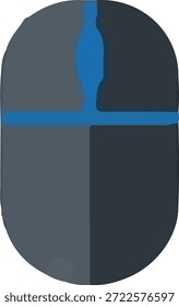 Ilustración minimalista de un ratón de ordenador