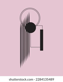 Minimalist illustration design vector art