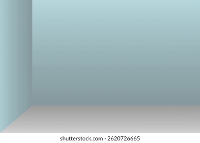 Minimalist Illustration of an Empty Room and Space with Soft Gradients for Interior background
