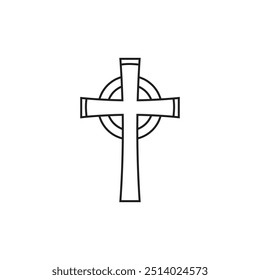 Minimalist illustration of a gravestone, symbolizing death, mourning, and remembrance