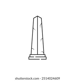 Minimalist illustration of a gravestone, symbolizing death, mourning, and remembrance