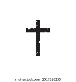 Minimalist illustration of a gravestone, symbolizing death, mourning, and remembrance