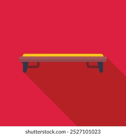 Minimalist illustration of a massage table, perfect for projects related to physiotherapy, rehabilitation, wellness, and healthcare