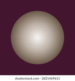 A minimalist illustration of a neutral beige sphere featuring a soft natural gradient. This clean graphic is suitable for sophisticated and understated design projects.