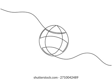 Ilustración minimalista que representa la conexión global y la comunicación.