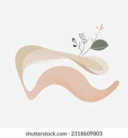 minimalist illustrations that blend abstract aesthetics with the beauty of plants. Elevate your space with these captivating pieces of contemporary wall decor.