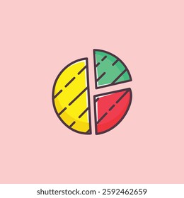 Minimalist image of a pie chart or bar graph, symbolizing financial reporting and analysis.