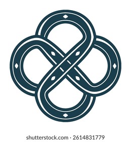 Minimalist Infinity Knot Symbol - Vector Illustration Infinity Knot – A looping, unbroken line (eternity and interconnectedness)