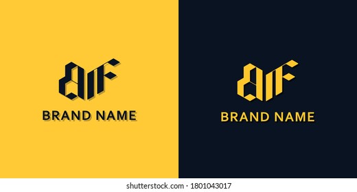 Minimalist Initial letter BF logo. This logo incorporate with modern typeface in the creative way.It will be suitable for which company or brand name start those initial.