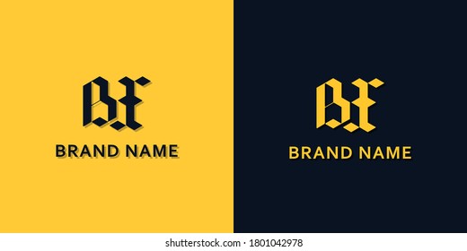 Minimalist Initial letter BX logo. This logo incorporate with modern typeface in the creative way.It will be suitable for which company or brand name start those initial.