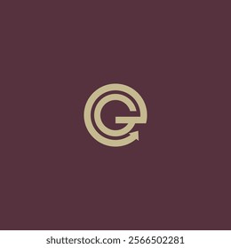 Minimalist Initial Letter G with Arrow Up Logo. Modern Logo Usable for Growing Business, Branding, Identity, Marketing, etc that Related with Letter G. Flat Vector Logo Design Template Element.
