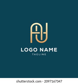 Minimalist Initial Letter A A .Logo icon concept. Creative Minimal Alphabet emblem design template. Graphic Symbol for Corporate Business Identity