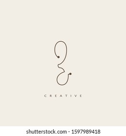 Minimalist Initial Letter Z logo Icon.  Abstract  Vintage Line Letter Logo Icon Vector Design Concept .