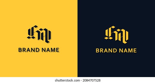Logo de las letras iniciales HA. Este logo incorpora con la tipografía moderna de forma creativa. Será adecuado para qué empresa o nombre de marca inician esas iniciales.