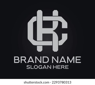 monograma de letras iniciales minimalistas, logotipo de marca de ropa urbana