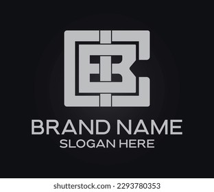 monograma de letras iniciales minimalistas, logotipo de marca de ropa urbana