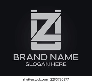 minimalist initial letters monogram, urban clothing brand logo