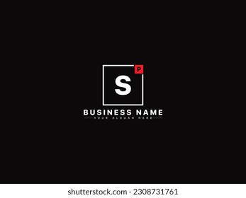 Minimalist Initial Ps, Pn, Ph, Pp, Pb, Po, Pl, Pz Letter Logo For Business